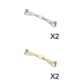 thumbnail image 1 of Alfiler de Pinza Cierre de Abrazadera Sunnimix Plata Clip de alfiler de corbata, 1 of 8