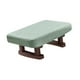 thumbnail image 1 of Pequeño banco decorativo minimalista otomano moderno rectangular taburete escalón para Azul marino, 1 of 9