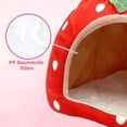 thumbnail image 6 of Cadancy Pet Bed Cave House Cat Dog Small Animal Sleeping Nest Cute Cozy Cushion Mat Indoor Hideaway Warm Soft Plush Comfortable Kitten Puppy Hamster Rabbit Guinea Pig Home Shelter, 6 of 7