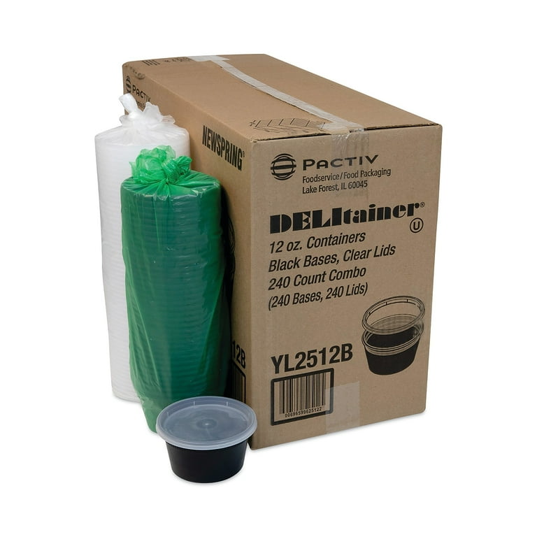 Newspring DELItainer Microwavable Container, 12 oz, 4.55 x 2.45 x 2.45, Clear, Plastic, 240/Carton Newspring DELItainer Microwavable Container, 12 oz, 4.55 x 2.45 x 2.45, Clear, Plastic, 240/Carton