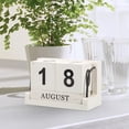 thumbnail image 6 of FONDOTIN Vintage Calendar Wooden 1 Set, 6 of 6