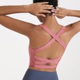 thumbnail image 6 of Bralettes for Womens Lace Racerback Bras Wireless Unlined Bralette Comfy Bra Sexy Lingerie Tops(Pink,S), 6 of 7
