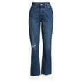 thumbnail image 5 of Free Assembly Women's Super High Rise Straight Jeans, 5 of 6
