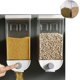 thumbnail image 3 of Dispensador de granos, organizador de alimentos secos, contenedor de pared de plástico transparente fresco y simple, contenedor hermético compatible con Grai Afortunado Sencillez, 3 of 5