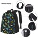 thumbnail image 3 of Balery Dinosaur Mochila Escolar 3 en 1 para Niños - Mochila Resistente con Lonchera Térmica y Estuche - Mochila Escolar para Niños y Niñas, 3 of 7