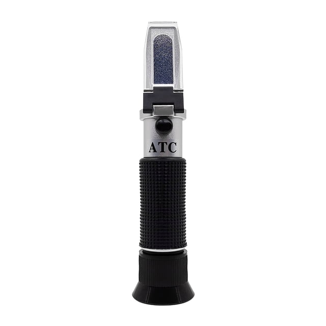 Refractómetro De Fluido De Corte Emulsión Portátil Óptica/Agente De Limpieza/Medidor De Concentración De Aceite De Silicona Detector De Fluido De Limpieza De Mano Negro Herramienta De Medición De Speravity TO005363-02