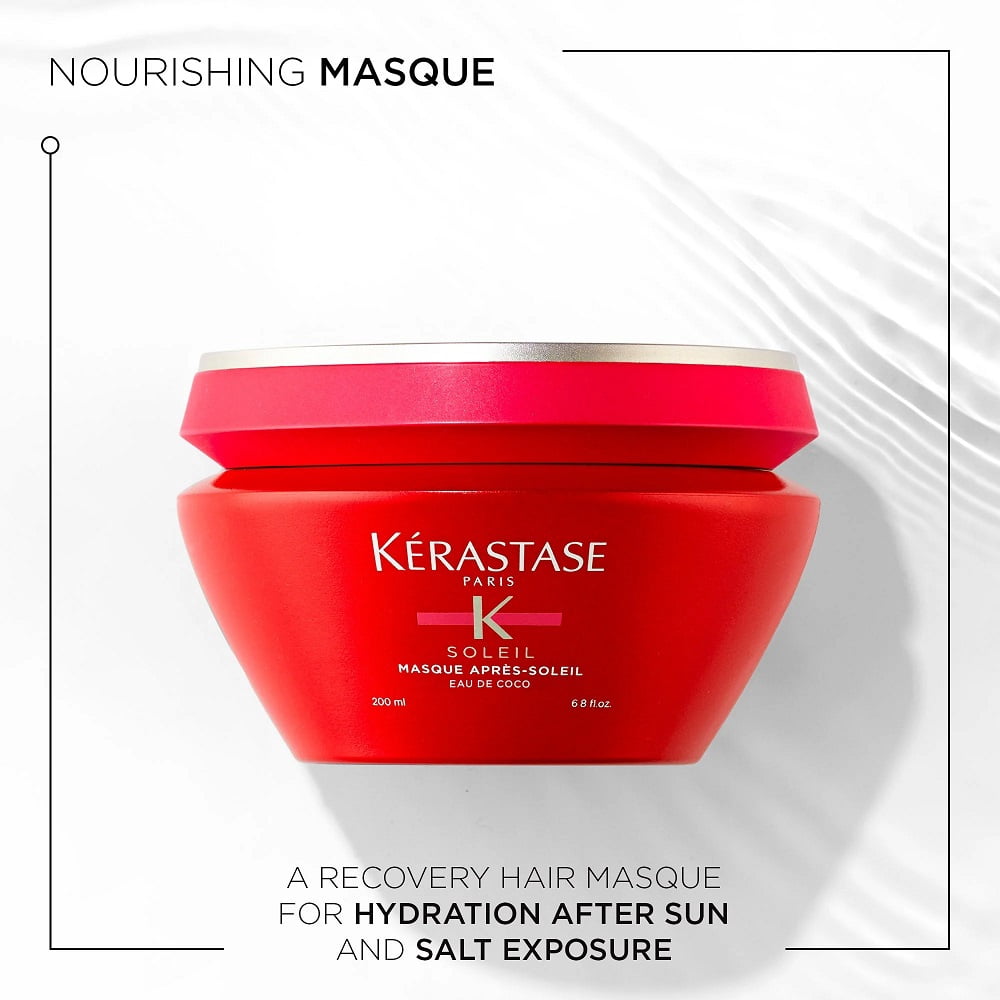 Kerastase Soleil Hair Masque Uv Defense Active Rinse-Out Hair Masque, 6.8 Fl Oz
