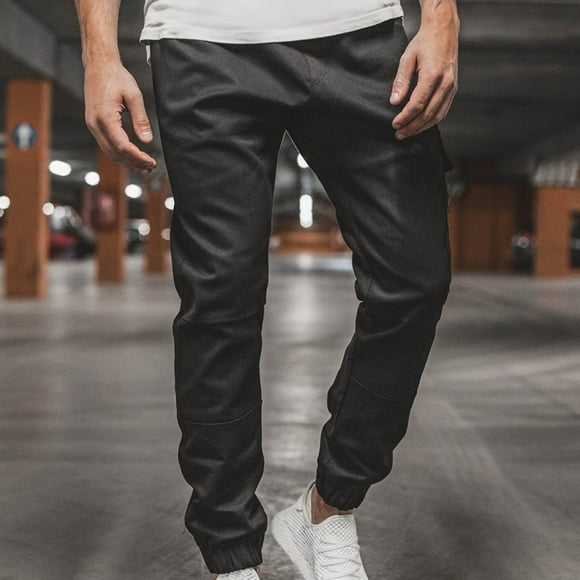 Elastic Ankle Pants Men