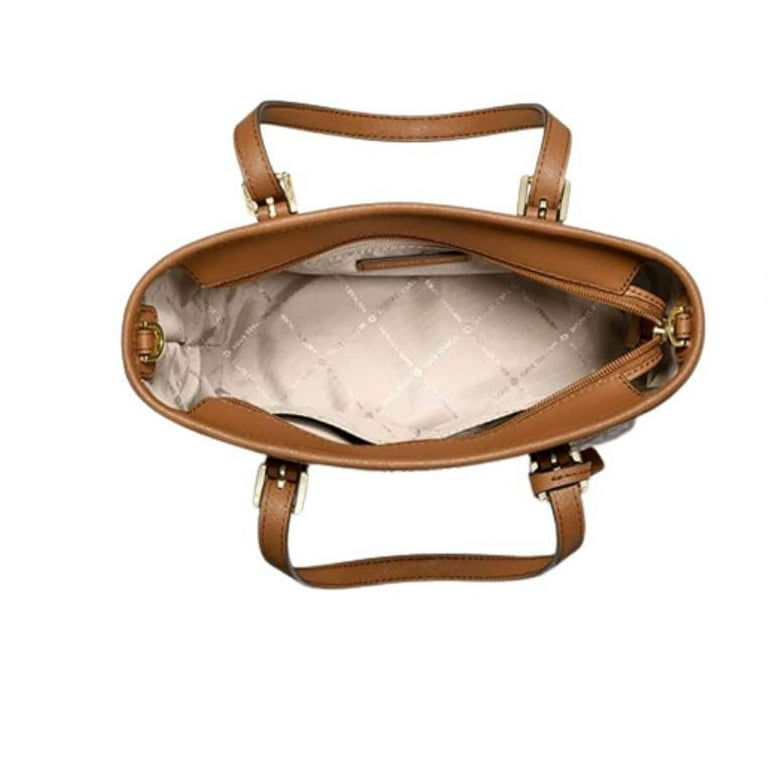  Michael Kors Jet Set Travel Small Carryall Convertible Top Zip  Tote Saffiano Leather Crossbody Bag Purse Handbag (Dark Sangria) :  Clothing, Shoes & Jewelry