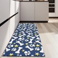 thumbnail image 4 of Paw Print Dog Bone Kitchen Rug Mat,Kitchen Runner Rugs Non Skid Washable,Decorative Kitchen Floor Mats for Kitchen,Sink,Laundry,17"X47", 4 of 5