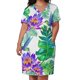 thumbnail image 2 of Vestido holgado con bolsillos para mujer falda con diseño de Humming Birds ropa coreana elegante, 2 of 6