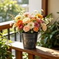 thumbnail image 4 of SHJHENG Rustics Iron Planter With Handles Vintage Metal Flower Pot For Indoor Outdoor Farmhouses Garden Centerpiece Decor, 4 of 5