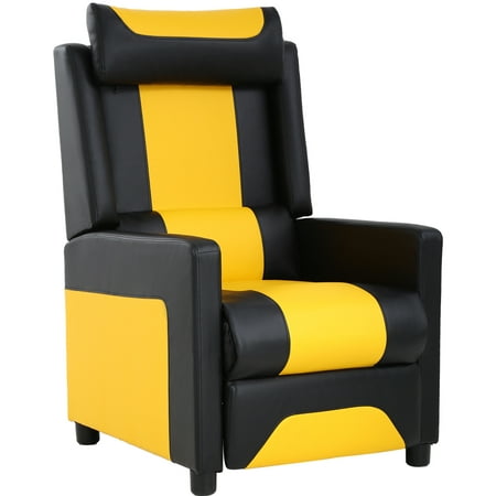 Gaming Chair Recliner Chair Reclining Sofa Single Home Theater Seating Gaming Sofa PU Leather for Living Room