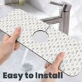 thumbnail image 6 of Sikiie Dancing Dogs Splash Guard for Sink Faucet-1 PC Super Absorbent Fast Drying Mat Sink Gadgets-Splash Guard for Kitchen, Sink Mat, 6 of 7