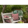 thumbnail image 4 of Simply Daisy 16" x 16" Leeward Key Polyester Indoor/Outdoor Pillow, Red (1 count), 4 of 5