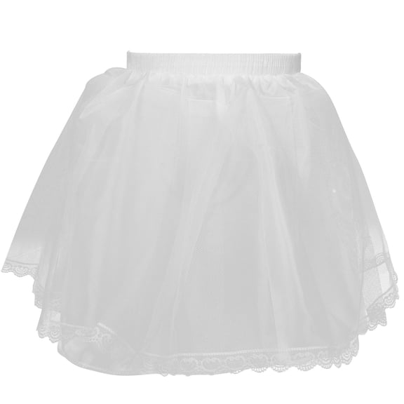 SOPOTUTU Women's Petticoat Underskirt Polyester Fiber 1 Pack Lightweight Soft for