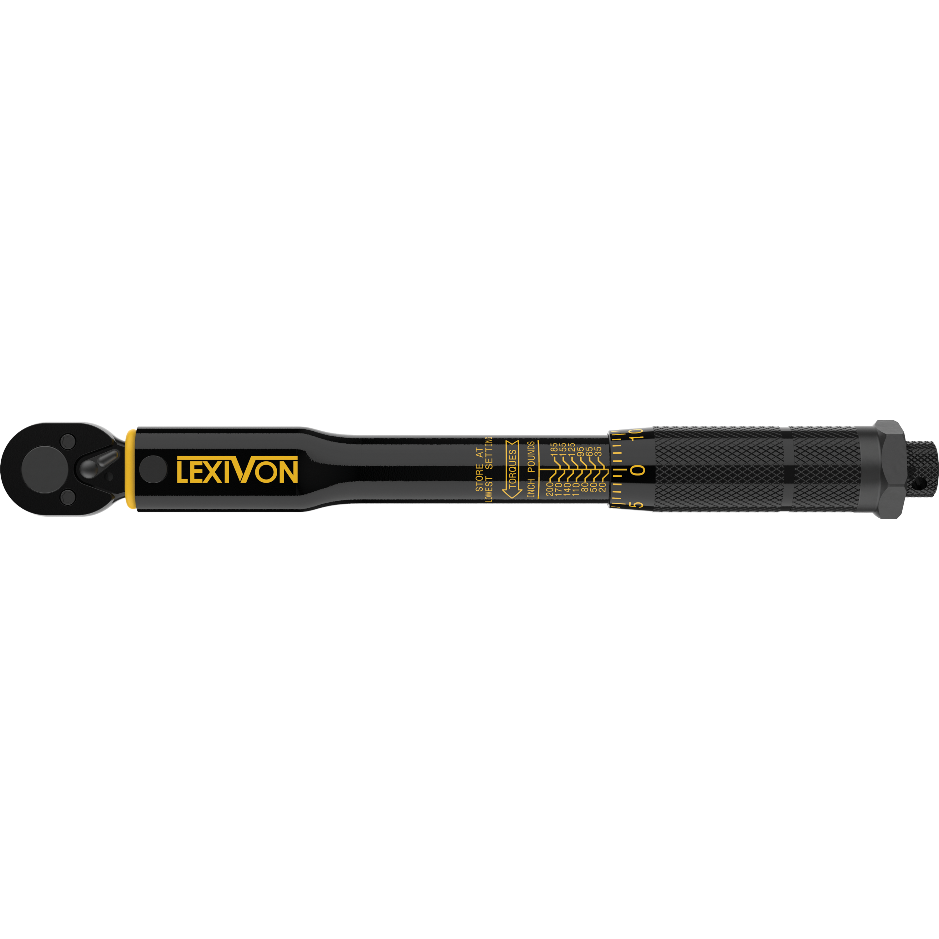 Lexivon Inch Pound Torque Wrench 1/4-Inch Drive 20-200 in-lb/2.26-22.6 Nm  (LX-181)