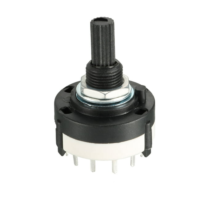 Selector de canal rotativo seleccionable de 1 polo y 12 posiciones 1 deck