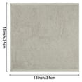 thumbnail image 7 of Unique Bargains Geometric Washcloths Set Cotton Bath Towels Low Lint Light Brown 6, 7 of 7