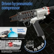 MEITE SC7E Pneumatic Hog Ring Plier Tool with Extended Nose 15 Gauge 3/4 Crown C Ring Gun