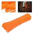 thumbnail image 5 of 75 PCS Bike Spoke Spoke Skins Covers Motorcycle Motocross Dirt Bike MTB Wheel Rim Spoke Wraps Protector Kit (Orange), 5 of 6