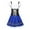 Blue, variant on Ashirexll Oktoberfest Outfits Women with Off-Shoulder Beer German Dirndl Dress for Bavarian Carnival Blue M