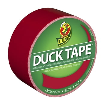 Duck Brand 1.88 in. x 20 yd. Red Colored Duct Tape