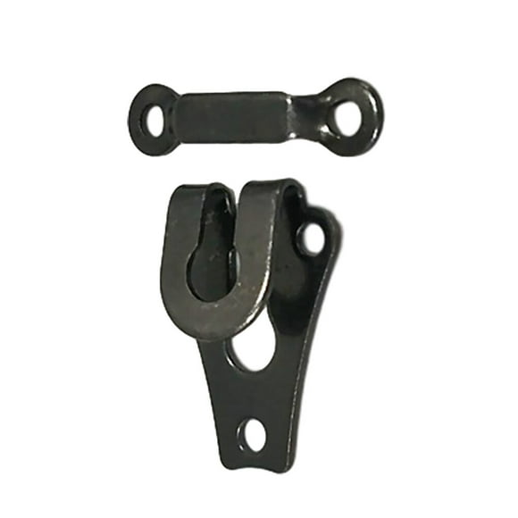 Langgg 10 Pieces Metal Pants Hooks Portable Reusable Removable Anti-rust Electroplating Fasteners Dresses Skirts Repairing Tools Balck