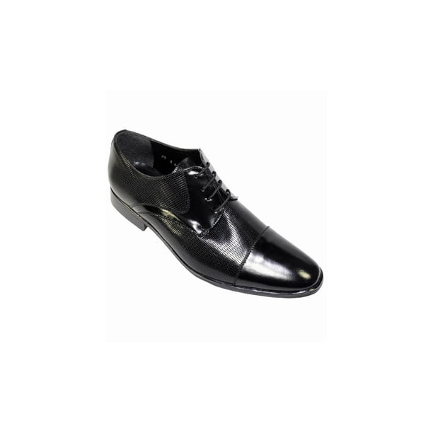 ZAPATOS DE VESTIR EVOLUCION HOMBRE CABALLERO NEGRO PIEL 60707 LEON 60707p