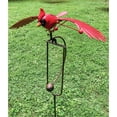 thumbnail image 3 of Esschert Design 48" Red and Black Realistic Cardinal Rocker Stake, 3 of 3