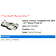 thumbnail image 2 of Battery Terminal - Compatible with 2016 - 2017 Nissan TITAN XD, 2 of 2