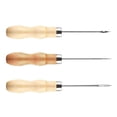 thumbnail image 2 of relayinert Premium 3x Sewing Awl Punching Wood Handle Needle for Candle Making Canvas Style A 1Set, 2 of 6