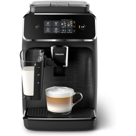 2200 Series Fully Automatic Espresso Machine w/LatteGo Black EP2230/14
