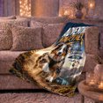 thumbnail image 6 of Dog Portrait Colorful Pet Artwork Playful Graphic Style Dog Lovers Colorful Pet Portrait Warm Flannel Blanket, Pet Adoption Gift for Living Room and Bedroom Home Decor, 6 of 9