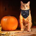 thumbnail image 1 of Bufanda de Halloween para mascotas, collar para perro, babero, bufanda estampada para mascotas, bufanda de poliéster, 1 of 6
