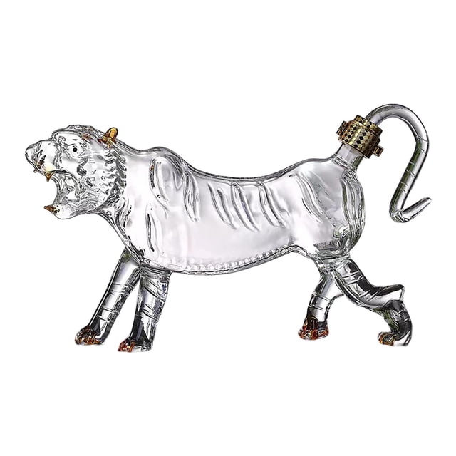 Exquisite Tiger Shaped Infuser Glass With Elegant For Aeration And Display Corkscrew Opener Set Cups Glass Automatic Opener Battery Operated Set for Women Rabbit Corkscrew Opener Disposable Cups Heavy