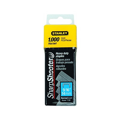 STANLEY TRA709T Sharpshooter 9/16' 14mm Heavy Duty Staples, 1000 Count (2 Pack)