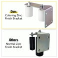 thumbnail image 4 of VEVOR Gate Roller Guide 3" Sliding Gate White Nylon Roller Coloring Zinc Painted Sliding Gate Guide with L-Shape Bracket and Adjustable Bolts Support Assembly for Sliding Gates Guide Roller - 2 Pack, 4 of 9