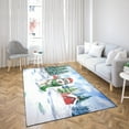thumbnail image 4 of Hello Winter Alaskan Malamute Frosty Morning Walk Welcome Snowy Christmas Indoor Rug Alaska Mal Dog Lovers Gifts Carpet Living Bed Room Sofa Home Decor - 02018, 4 of 5