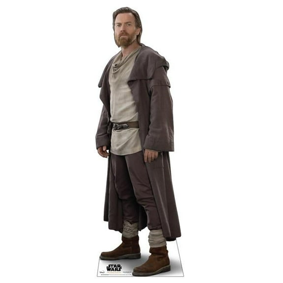 70 x 23 in. Obi-Wan Kenobi Lifesize Cardboard Cutout Standee - Obi-Wan Kenobi Series