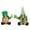 F, variant on EFINNY 2 Pack St.Patrick's Day Gnome Plush Doll Green Irish Leprechaun Handmade Elf Decorations Scandinavian Swedish Tomte Nisse Shamrock Gnome for Dwarf Gift Household Ornament Home Decorations