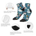 thumbnail image 5 of Naloa Christmas Snowman Gift Ankle Socks for Women Non Slip Socks No Show Socks Classic Low Cut Casual Socks Casual Socks, 5 of 7