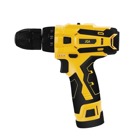 JQA Electrical drills, 8V Cordless Drill, Yellow Power Drills for Drilling and Tightening/Loosening Screws