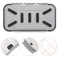 thumbnail image 4 of Portable Fishing Tackle Box, Sea Fishing Tackle Container, Waterproof System Silicone Seal Strip Green/Gray For Pool Wild Fishing Lake Sea Fishing C Gray, 4 of 8
