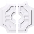 thumbnail image 1 of Ekena Millwork CMP16HS2-03000 16 in. OD x 3 in. ID Square Haus Architectural Grade PVC Contemporary Ceiling Medallion - 2 Piece, 1 of 1