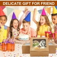 thumbnail image 6 of 50 PCS Cookie Boxes with Window, 6x6x3 Inch Cupcake Boxes, Brown Bakery Containers for Pastry, Dessert, Chocolate Strawberries, Treat Boxes with Stickers & Jute Twine, 6 of 9