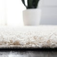 thumbnail image 5 of SAFAVIEH Venus Elijah Solid Plush Shag Area Rug, Ivory, 5'3" x 7'6", 5 of 10