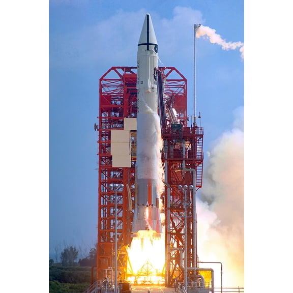 24x36 gallery poster, Launch of Surveyor 1 rocket
