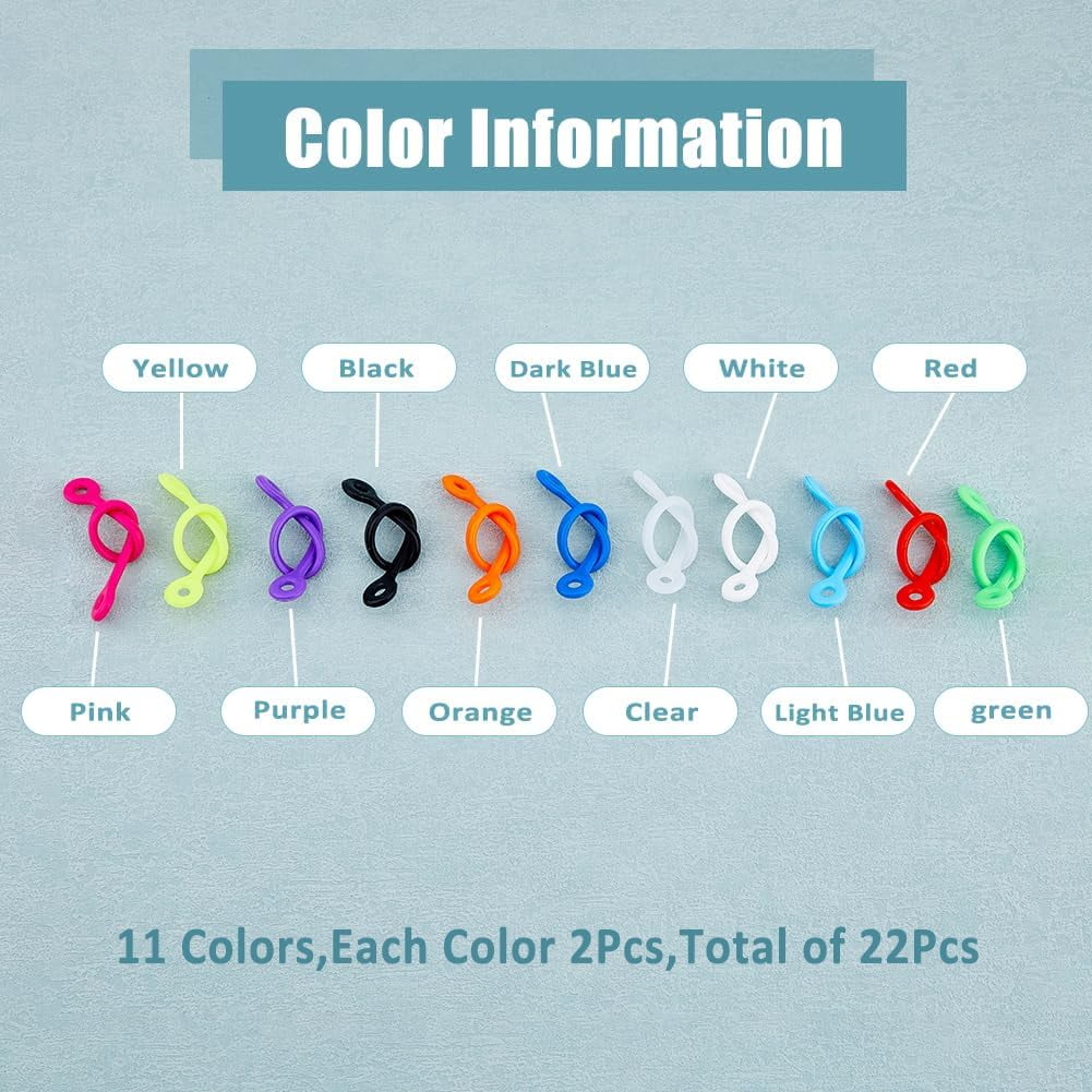 22Pcs 11 Colors Silicone Tennis Racquet Vibration Dampener Racket Shock  Absorber Tennis String Shock Damping Racquet Accessories for Tennis  4.72inch