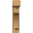 thumbnail image 2 of Ekena Millwork 8"W x 36"D x 36"H Westlake Block Rough Sawn Bracket w/ Offset Brace, Western Red Cedar, 2 of 25